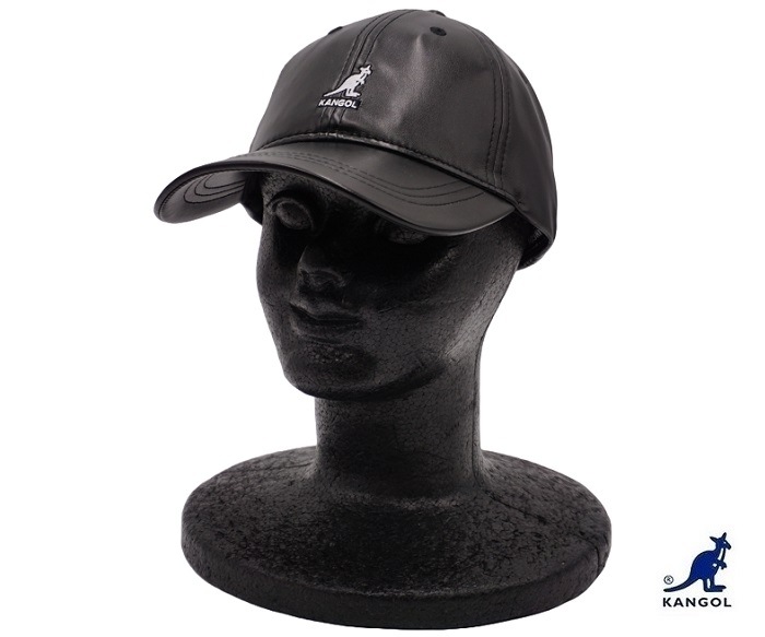 KANGOL�����󥴡��� SMU Faux Leather Baseball �ե������� �쥶�� �١����ܡ��� ����å� �֥�å�������С�