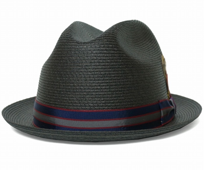 NEW YORK HAT���˥塼�衼���ϥåȡ����ȥ����ϥåȡ�2021 Striped Sewn Braid�����ȥ饤�ס����硼�󡡥֥쥤�ɡ��֥�å�