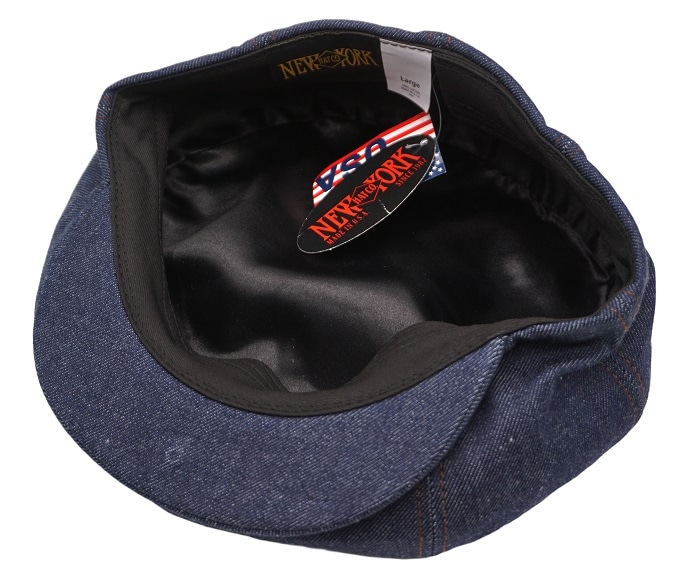 ニューヨークハット　デニム　ビックアップルキャスケット　ニュースボーイ 楽天市場】ニューヨークハット 帽子 キャスケット ハンチング New York
