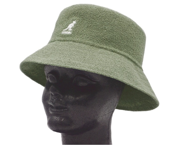 XL 新品 KANGOL バミューダ メトロハット バケットハット グリーン 緑 KANGOL カンゴール Bermuda Bucket バミューダバケット オイル