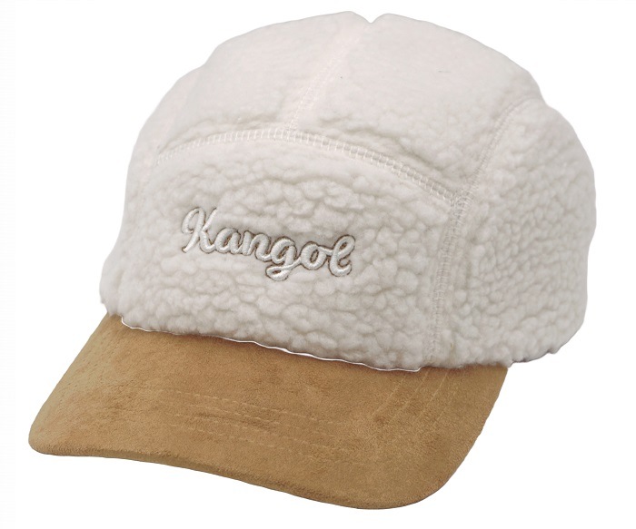 KANGOL ���󥴡��� ����å� Cap Script Faux Sherpa 5-Panel ������ץ� �ե��å��� ������� 5 �ѥͥ� �ʥ�����