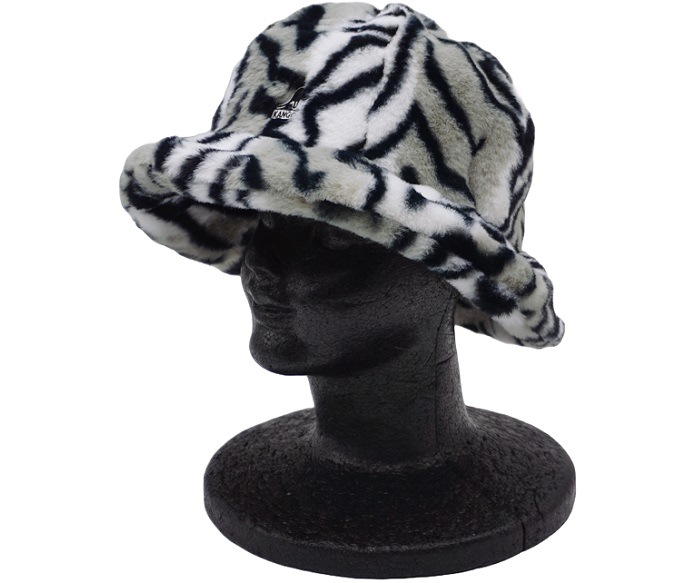 ����̵����KANGOL�����󥴡��롡�ϥåȡ�Faux Fur Casual �ե����������ե����������奢�롡���֥�ۥ磻��