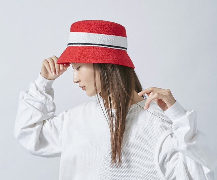 KANGOL󥴡롡Bermuda Stripe BucketХߥ塼 ȥ饤 Хåȡե꡼