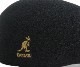 KANGOL　カンゴール　ハンチング　WOOL 504　ウール　504　ブラック×ゴールド