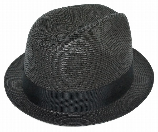 ����̵����NEW YORK HAT���˥塼�衼���ϥåȡ�2327 Sewn Stingy Fedora�����硼�󡡥��ƥ��󥸡����ե��ɥ顡�֥�å�