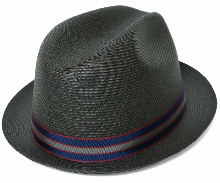 NEW YORK HAT���˥塼�衼���ϥåȡ����ȥ����ϥåȡ�2021 Striped Sewn Braid�����ȥ饤�ס����硼�󡡥֥쥤�ɡ��֥�å�