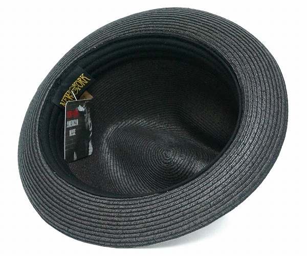 ����̵����NEW YORK HAT���˥塼�衼���ϥåȡ�2327 Sewn Stingy Fedora�����硼�󡡥��ƥ��󥸡����ե��ɥ顡�֥�å�