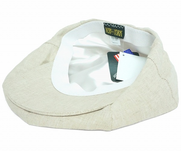 在庫有】【在庫有】キャスケットリネン ビッグアップル キャスケット