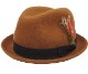 ̵NEW YORK HAT˥塼衼ϥåȡ5325Pinched Stingy Fedoraԥɡƥ󥸡եɥ顡