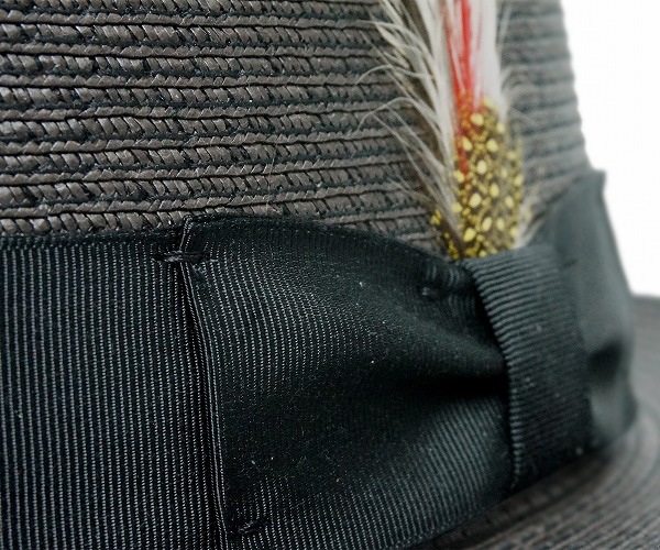 ����̵����NEW YORK HAT���˥塼�衼���ϥåȡ�2327 Sewn Stingy Fedora�����硼�󡡥��ƥ��󥸡����ե��ɥ顡�֥�å�