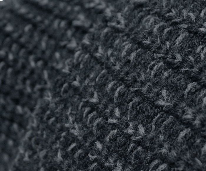 NEW YORK HAT ニューヨークハット ニットキャップ 4710 Lumberjack Marl ランバージャックマール ブラック