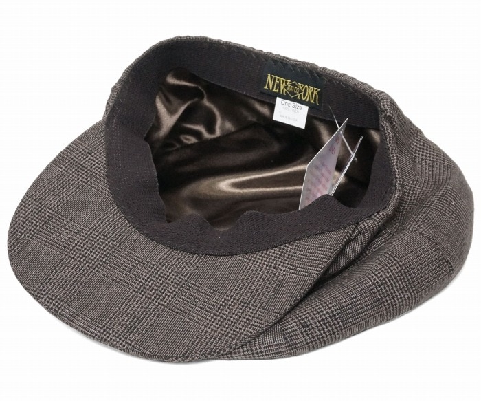 NEW YORK HAT ニューヨークハット キャスケット 6232 Plaid Linen Big