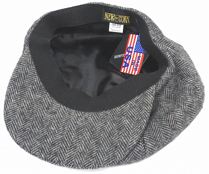 NEW YORK HAT˥塼衼ϥåȡ9059 Herringbone Big appleإܥ󡡥ӥååץ롡졼