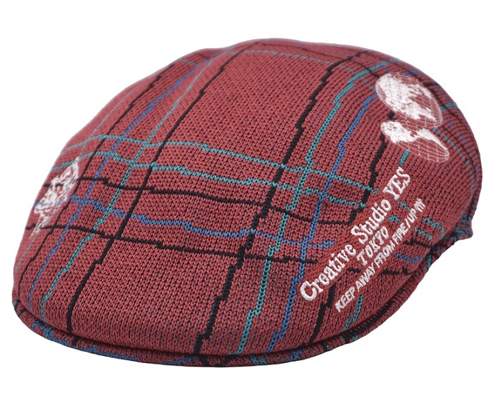 Kangol ���󥴡��� KANEDA Plaid Tropic 504�ö�����ʿ x �ץ쥤�� �ȥ��ԥå� 504 �ϥ���� ����� ��������å�