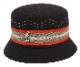 KANGOL�����󥴡��롡�ϥåȡ�Slick Stripe Bin ������å� ���ȥ饤�� �ӥ󡡥֥�å�
