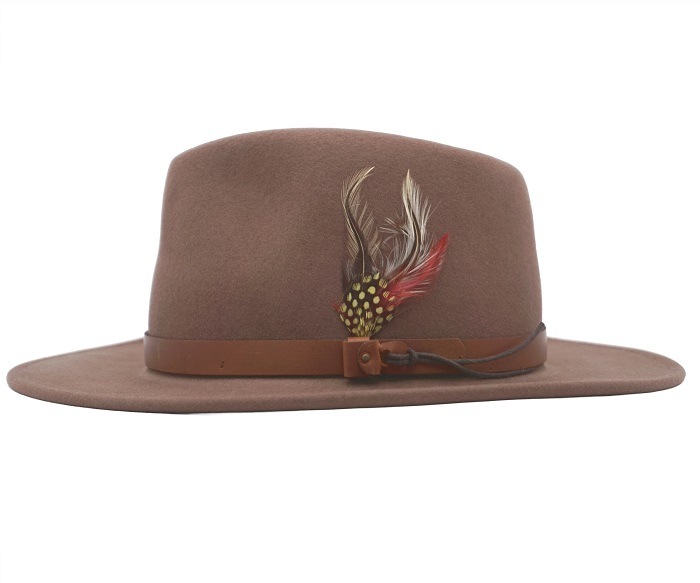 ����̵����NEW YORK HAT���˥塼�衼���ϥåȡ�#5312 Lite Felt Outback���饤�ȥե���� �����ȥХå����ԡ�����