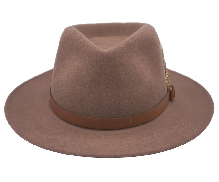 ����̵����NEW YORK HAT���˥塼�衼���ϥåȡ�#5312 Lite Felt Outback���饤�ȥե���� �����ȥХå����ԡ�����