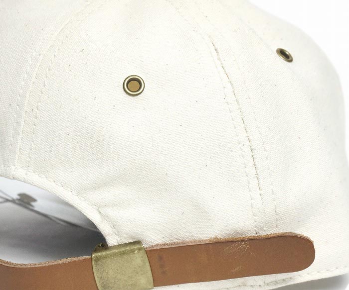 NEW YORK HAT���˥塼�衼���ϥåȡ�6246 Canvas Raw Edge Leather Baseball�������Х����������å����쥶�����١����ܡ��롡�ʥ�����