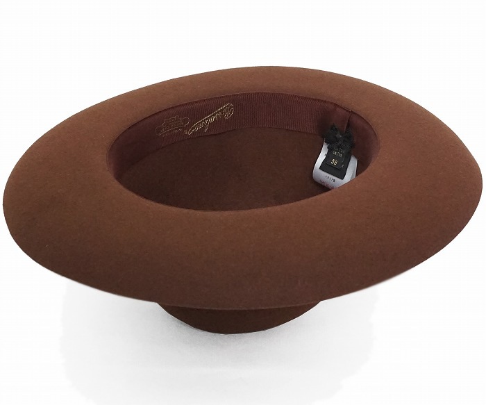 ����̵����Borsalino���ܥ륵�꡼�Ρ�Fur Felt Wide Brim Hat���ե����ե���ȡ��磻�ɥ֥��ϥåȡ����˥�å�
