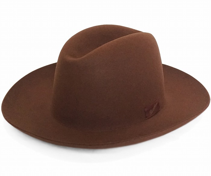 ����̵����Borsalino���ܥ륵�꡼�Ρ�Fur Felt Wide Brim Hat���ե����ե���ȡ��磻�ɥ֥��ϥåȡ����˥�å�
