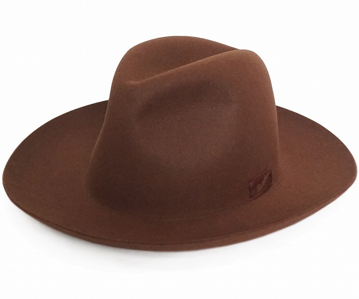 ����̵����Borsalino���ܥ륵�꡼�Ρ�Fur Felt Wide Brim Hat���ե����ե���ȡ��磻�ɥ֥��ϥåȡ����˥�å�