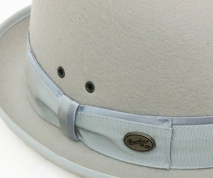 送料無料 Borsalino 18.57 ボルサリーノ Wool Felt Bowler Hat