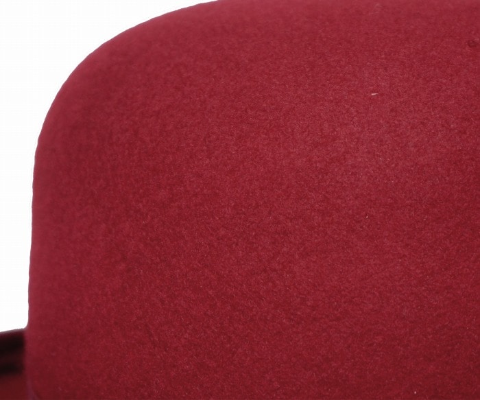 クリスティーズロンドン ウール ボーラーハット XL (60cm)レッド赤