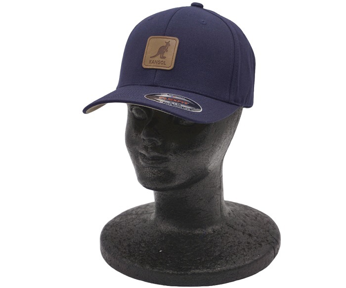KANGOL ���󥴡��� ����å� Leather Patch Flexfit BB �쥶�� �ѥå� �ե�å����ե��å� �١����ܡ��롡�ͥ��ӡ�