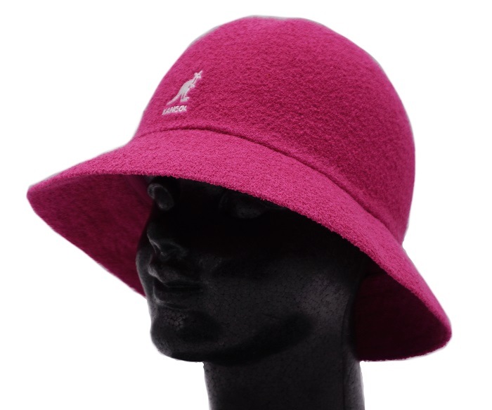 カンゴール　バケットハット　ピンクロゴ KANGOL カンゴール Bermuda Bucket バミューダバケット ピオニー