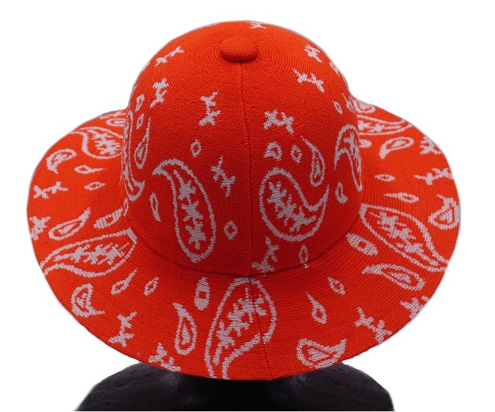 KANGOL�����󥴡��롡Paisley Wide Brim Casual���ڥ����꡼ �磻�� �֥�� �����奢�롡Cherry Grow/Wihite