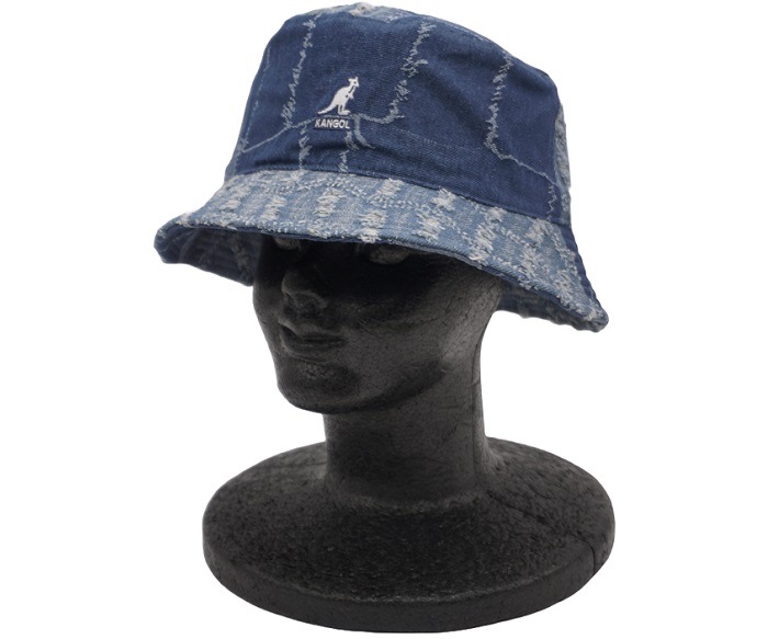 KANGOL カンゴールDenim Mashup Bucket デニム マッシュアップ