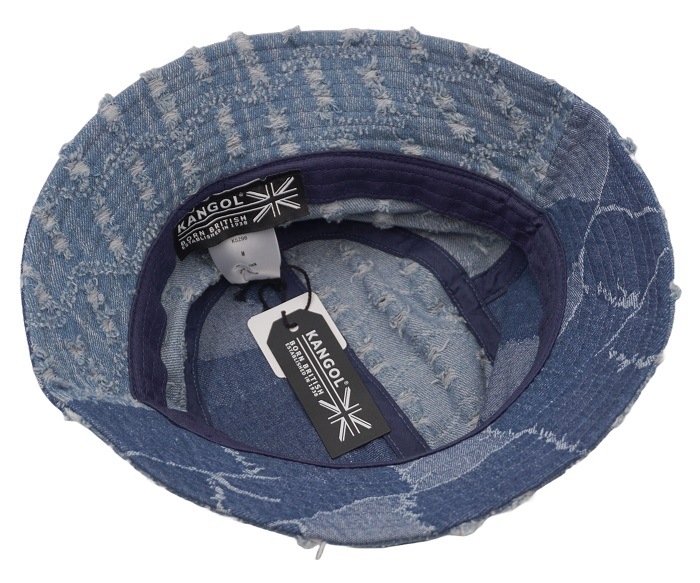 KANGOL カンゴールDenim Mashup Bucket デニム マッシュアップ
