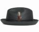 NEW YORK HAT˥塼衼ϥåȡ2327 Sewn Stingy Fedora Wide Brim硼󡡥ƥ󥸡եɥ顡磻ɥ֥ࡡ֥å