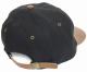 NEW YORK HAT���˥塼�衼���ϥåȡ�6246 Canvas Raw Edge Leather Baseball�������Х����������å����쥶�����١����ܡ��롡�֥�å�