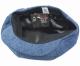 送料無料　NEW YORK HAT　ニューヨークハット　6203 Recycled Denim Newsboy　リサイクル　デニム　ニュースボーイ　ブルー