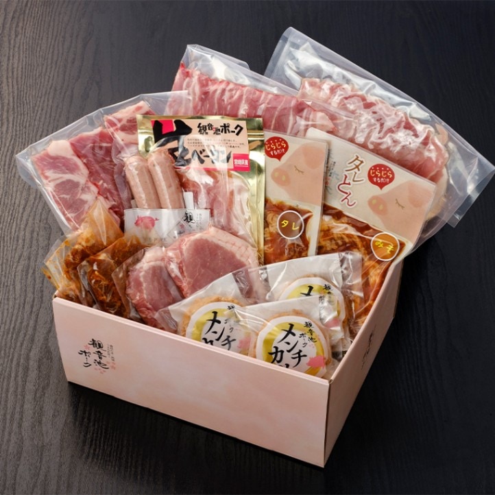 【通常贈答用 早割対象外】観音池ポーク　桜セット　10種14品詰め合わせ　送料無料