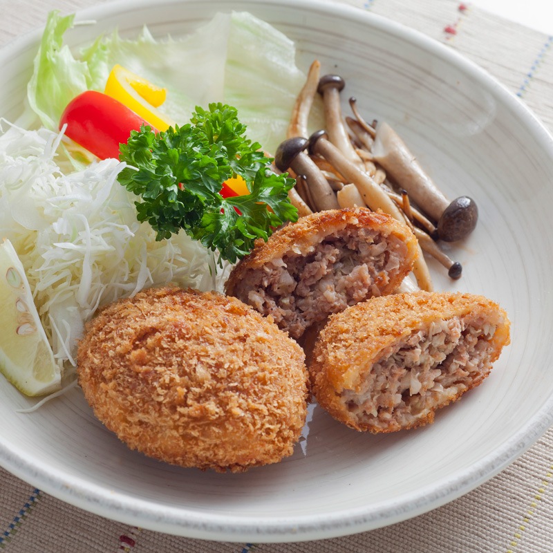 <訳あり品>揚げメンチカツ5個パック