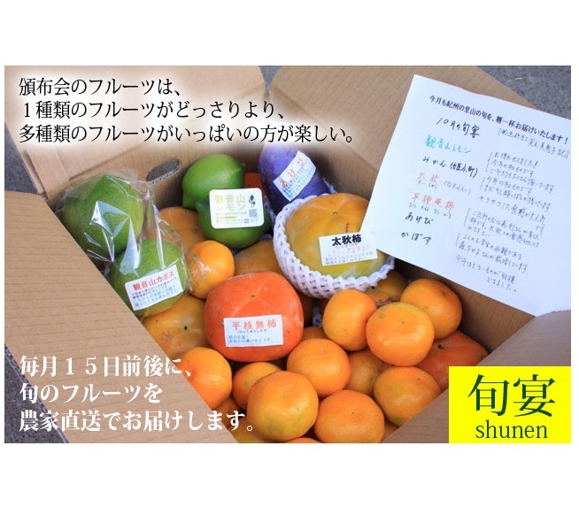 和歌山県耕作放棄地解消プロジェクト(フルーツ頒布会)(送料無料)