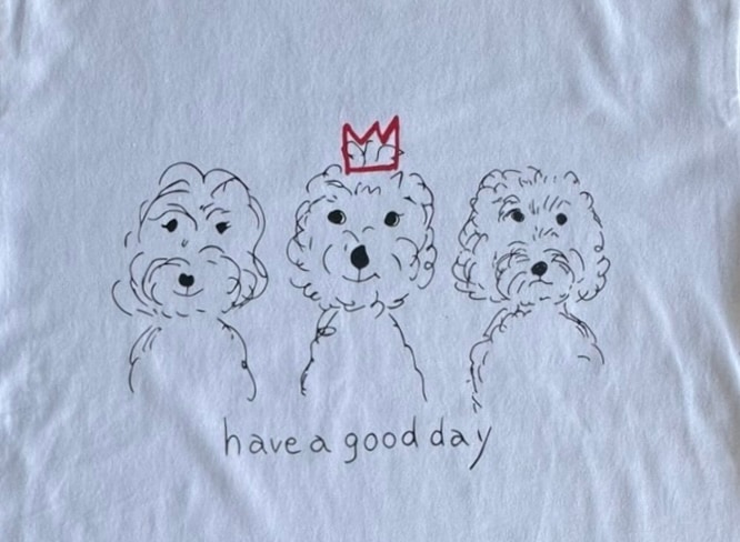 DOG LOVE Tシャツ〈have a good day〉