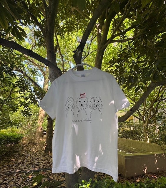 DOG LOVE Tシャツ〈have a good day〉