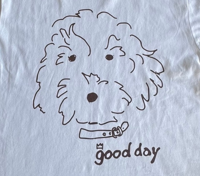 DOG LOVE Tシャツ〈good day〉
