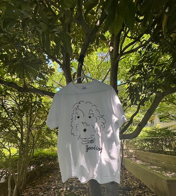 DOG LOVE Tシャツ〈good day〉