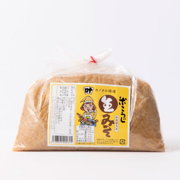 18割米こうじ生みそ（750g） | みそ | カノオ醤油オンラインショップ