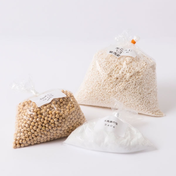 米みそセット樽無 出来上り3kg | 手作りみそセット | カノオ醤油