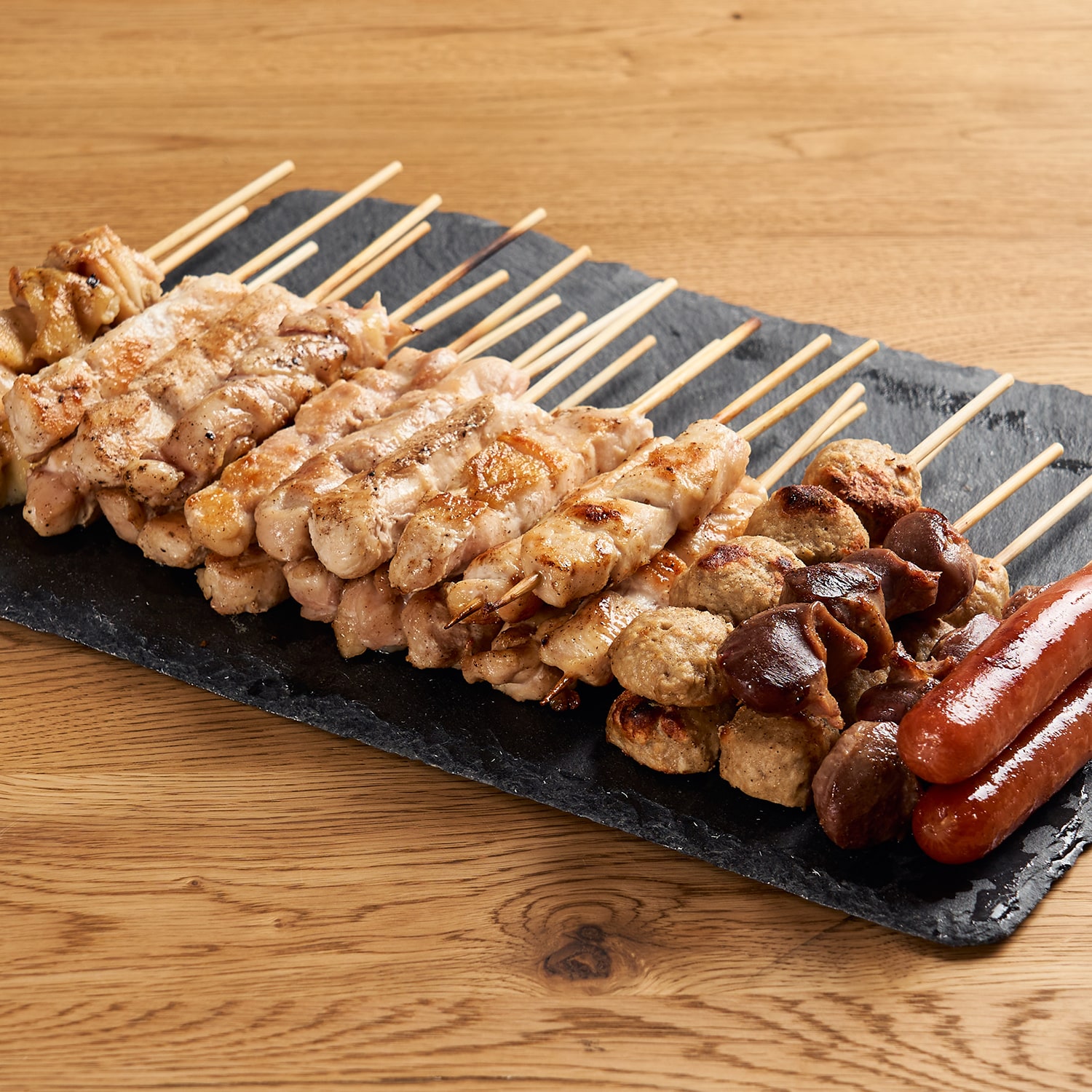焼き鳥 バラエティセット 25本 | 焼き鳥串（冷凍生肉） | 国産鶏のカノミ
