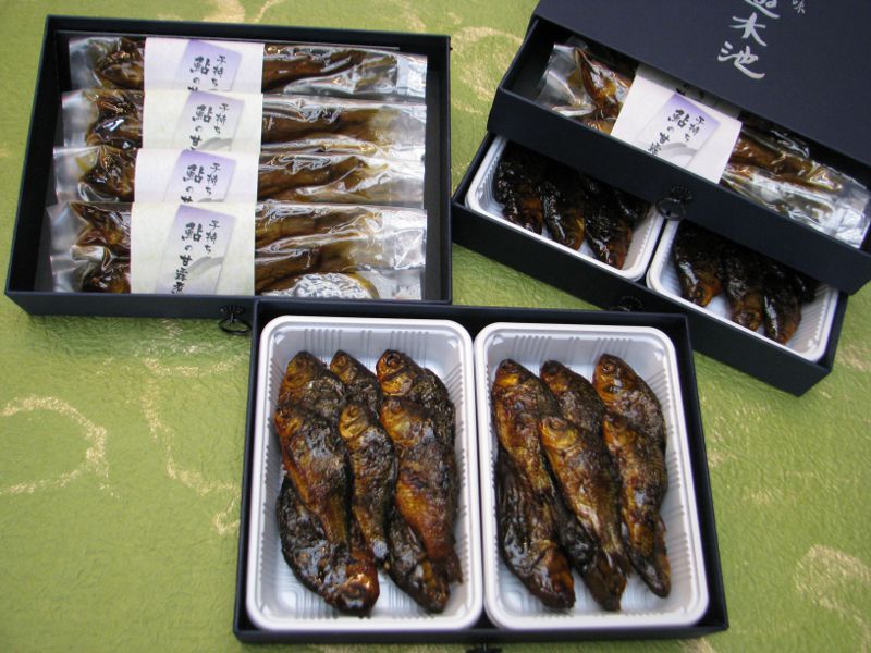 遊水池　鮒甘露煮・子持ち　鮎の甘露煮詰合せ
