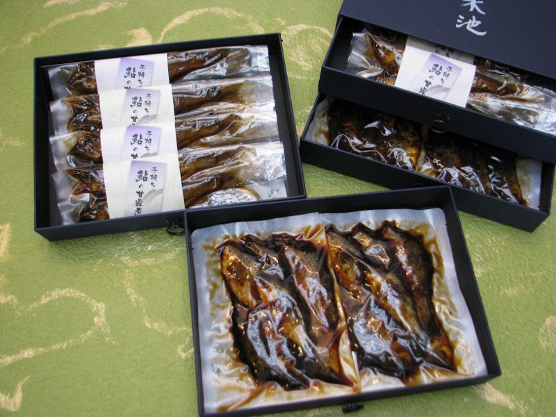 遊水池 鮒甘露煮・子持ち 鮎の甘露煮詰合せ (鮒甘露煮:真空包装)