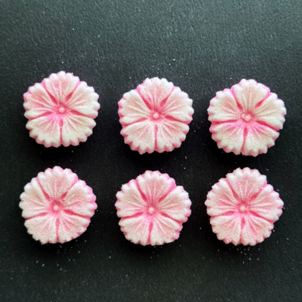 落雁・石竹（赤）・6個入り