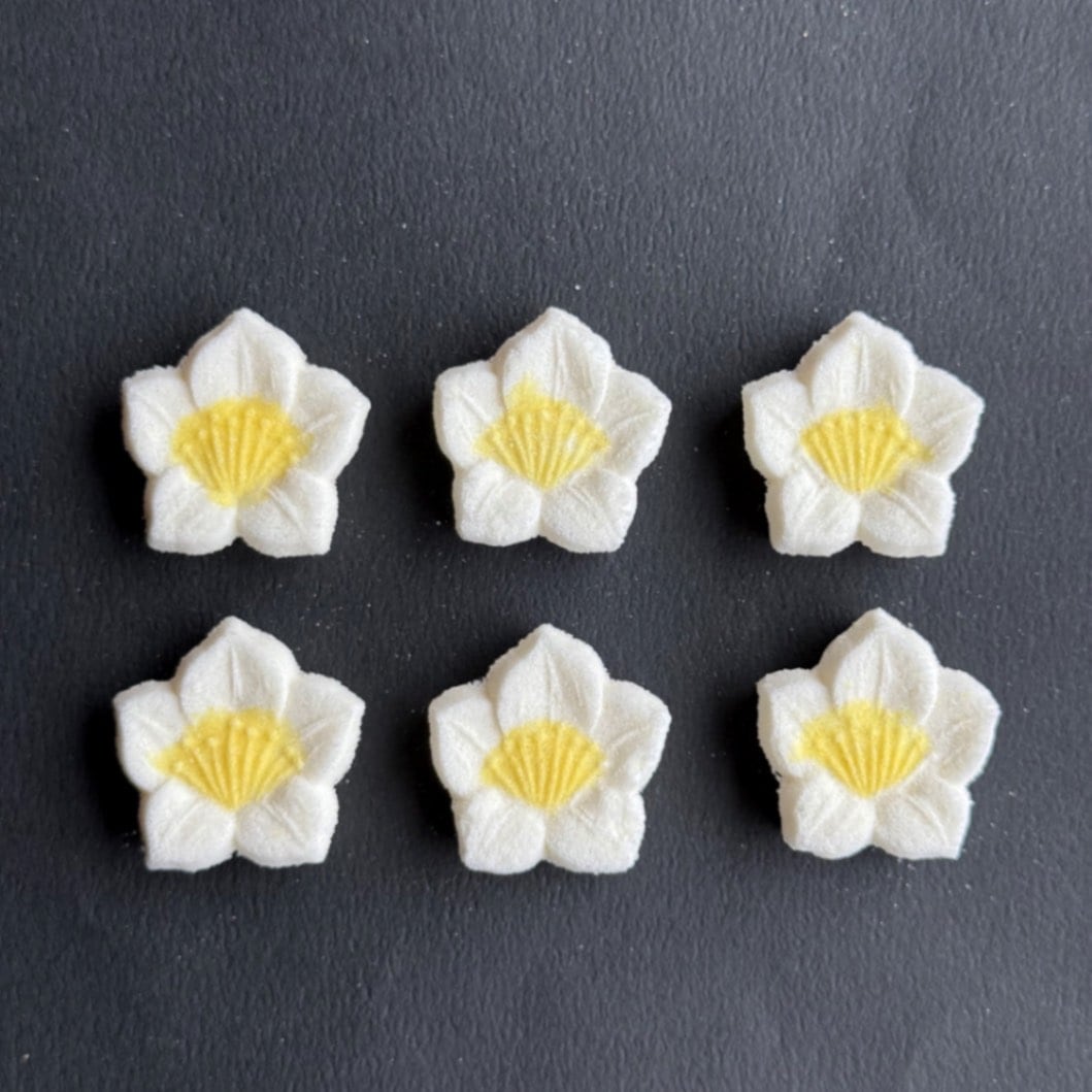 落雁・つつじ（白）・6個入り