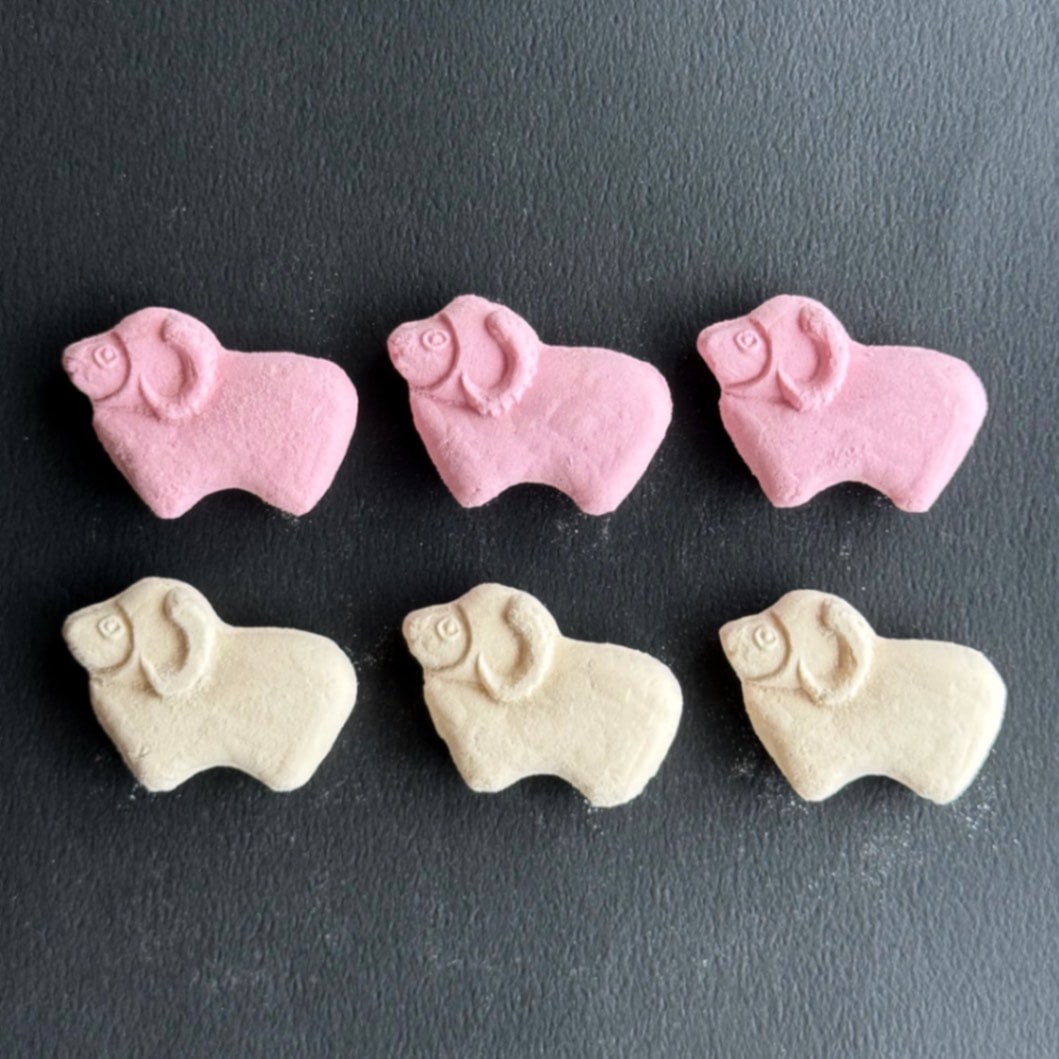 和三盆・干支赤白「未」・6個入り